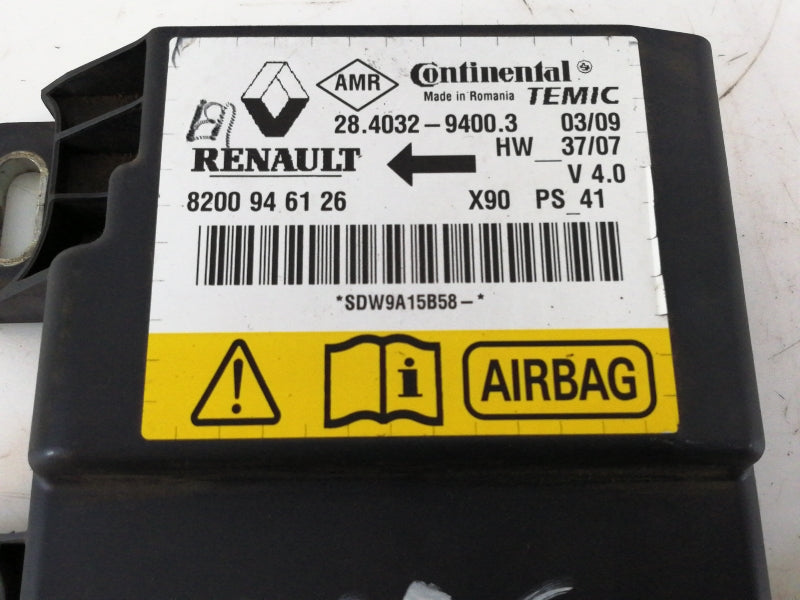 Centralina airbag dacia sandero (2007 > 2012) 8200946126 originale