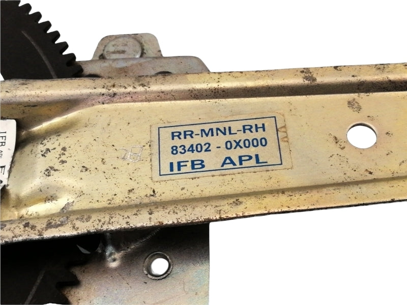 Alzacristallo porta posteriore destra hyundai i10 (2007 > 2013) 83402-0x000