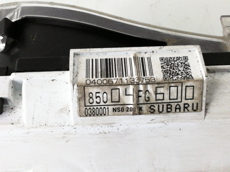 Quadro strumenti subaru impreza 2.0 d (2008 in poi) contachilometri