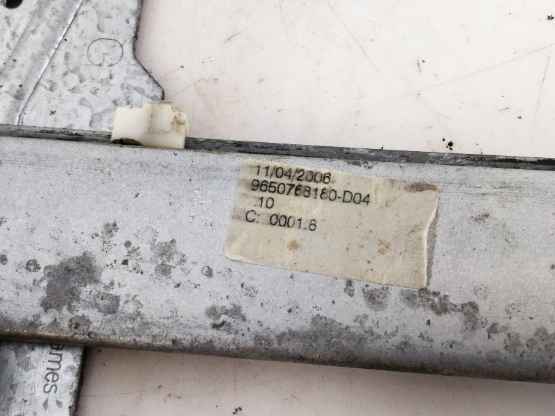 Alzacristallo manuale peugeot 207 ( 2006 > 2012 ) porta posteriore sinistra