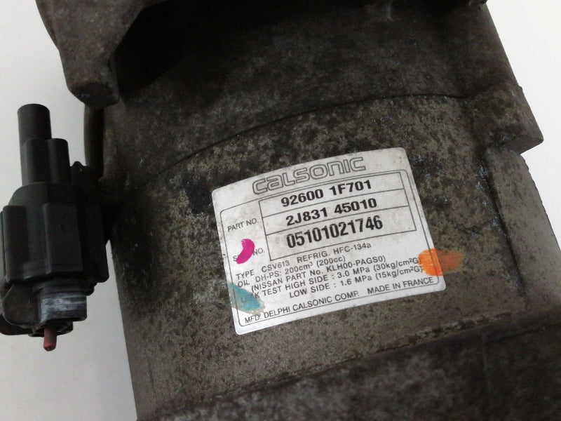 Compressore aria condizionata nissan micra ( 2000 > 2002) clima 926001f701