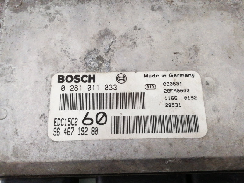 Centralina motore lancia phedra 2.2 jtd (2002 > 2010) 9646719280 motore 4hw