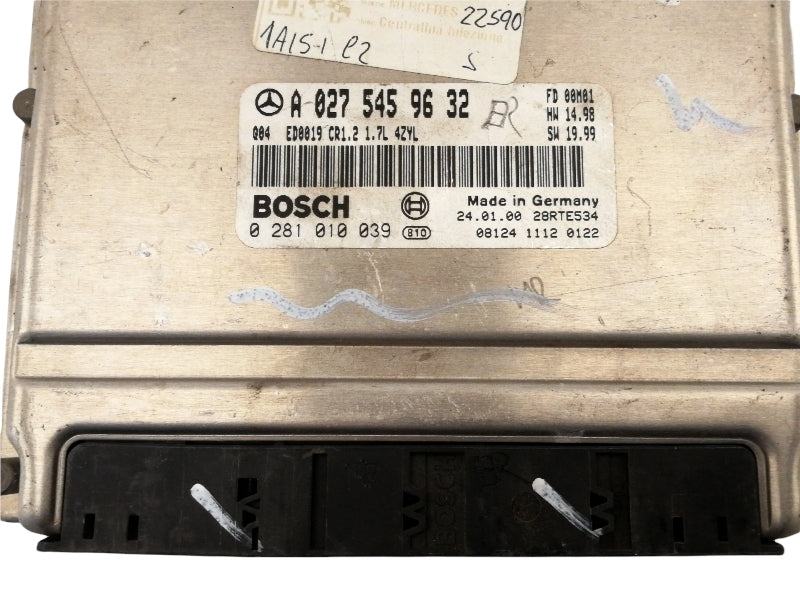 Centralina motore mercedes classe a w168 a170 1.7 cdi (1998 > 2001)