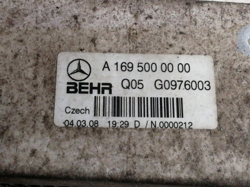 Intercooler mercedes classe a w169 (2004 > 2012) a1695000000 radiatore