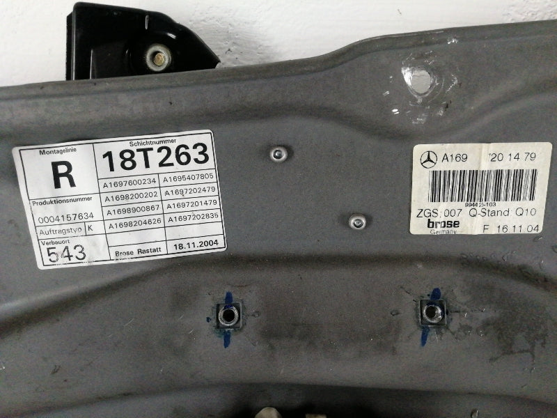 Motorino alzacristallo mercedes classe a w169 ( 2005 ) pannello anteriore