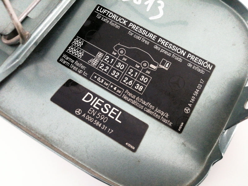 Sportello carburante mercedes classe a w169 ( 2004 > 2012 ) sportellino