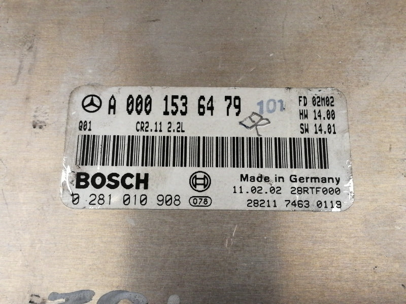 Centralina motore mercedes classe c s203 - c220 2.2 cdi (2001) a0001536479