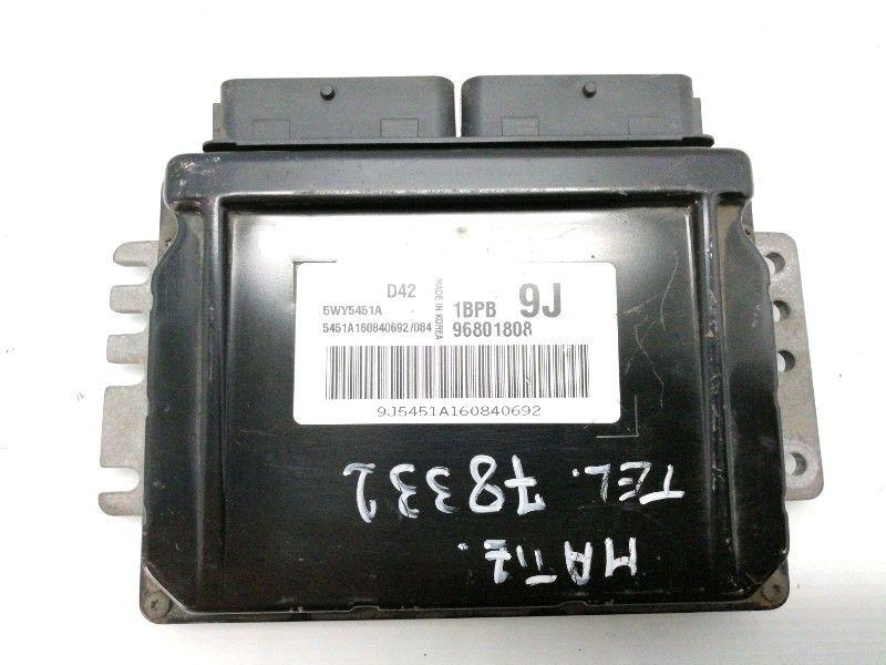 Centralina motore chevrolet matiz 1.0 (2005 > 2011) 96801808 motore b10s1