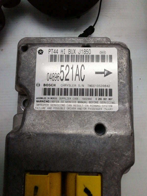 Kit airbag chrysler pt cruiser (2002 in poi) centralina cinture volante