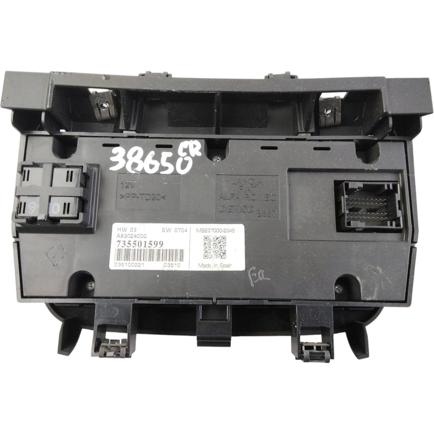 Modulo Comando Clima FIAT PUNTO EVO/PUNTO 3 Serie