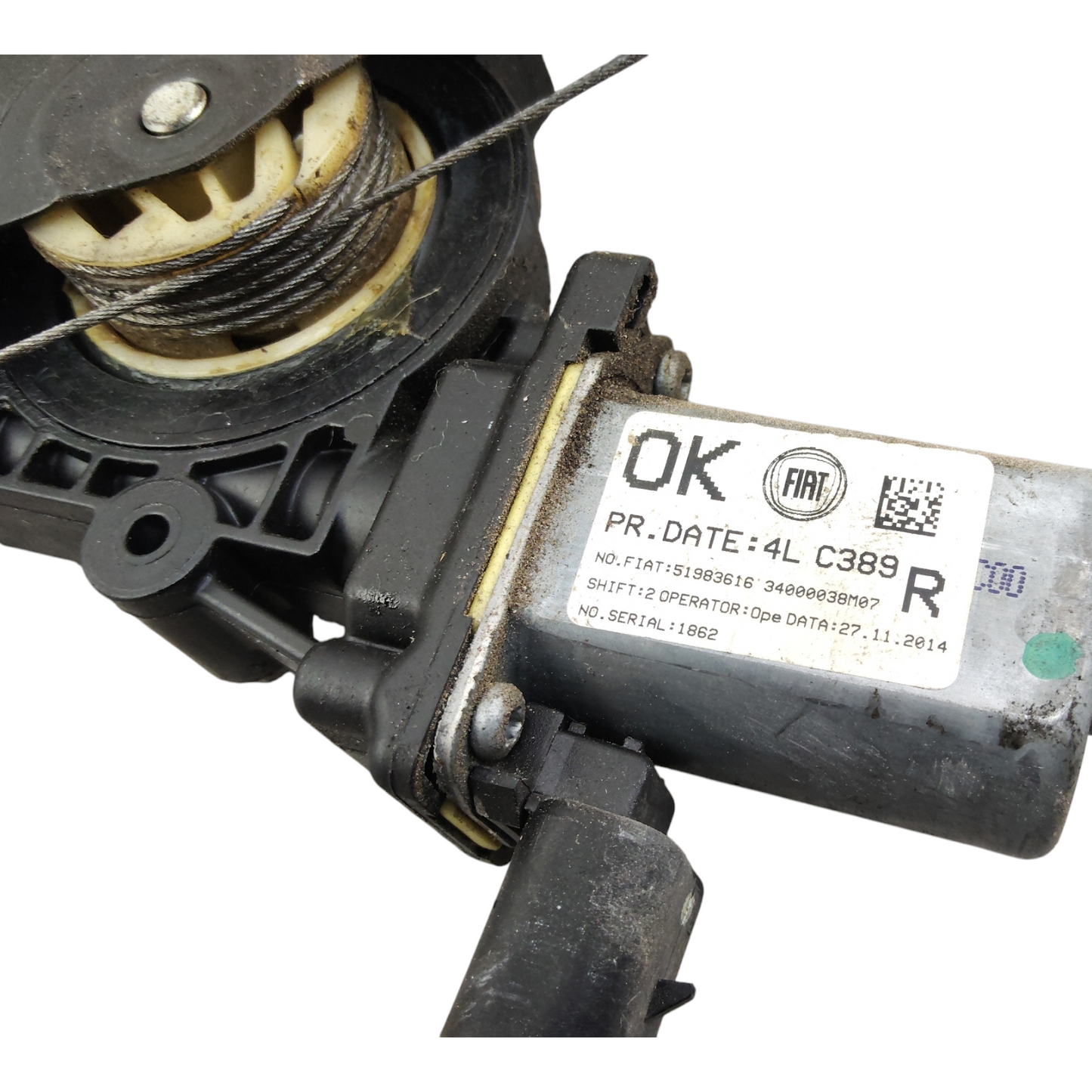 Alzacristallo Alzavetro Anteriore Destro FIAT PANDA 3 Serie 312