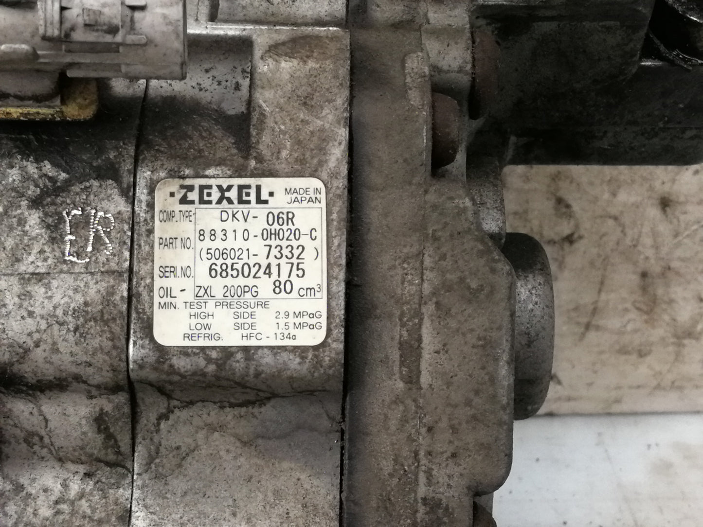 Compressore Aria Condizionata Ac PEUGEOT 107 1.4 HDI MOTORE DV4D