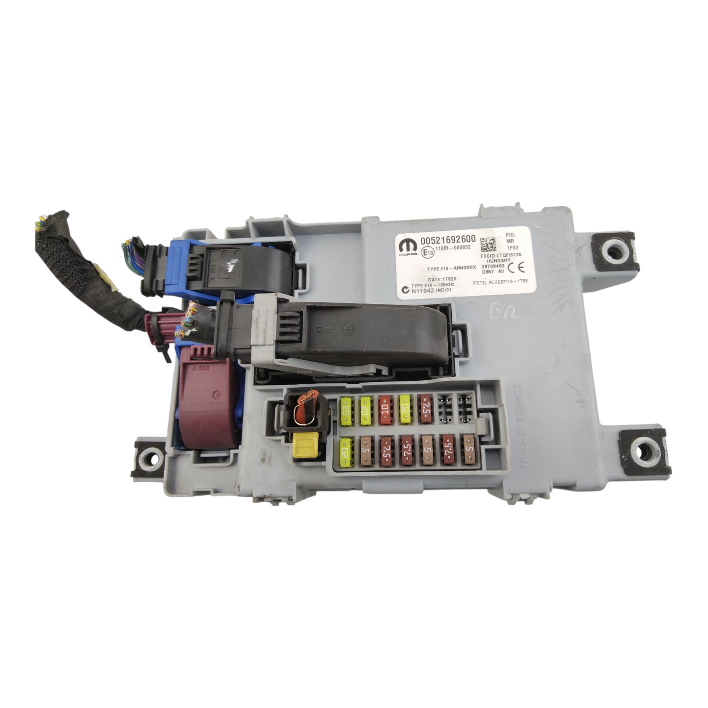 Centralina Body Computer FIAT PANDA 3 Serie 1.0 Hybrid Motore 46341162