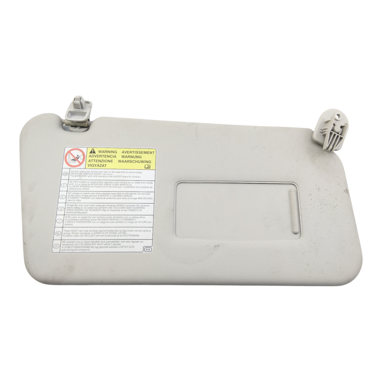 Pannello Alette  Parasole Destro OPEL AGILA B