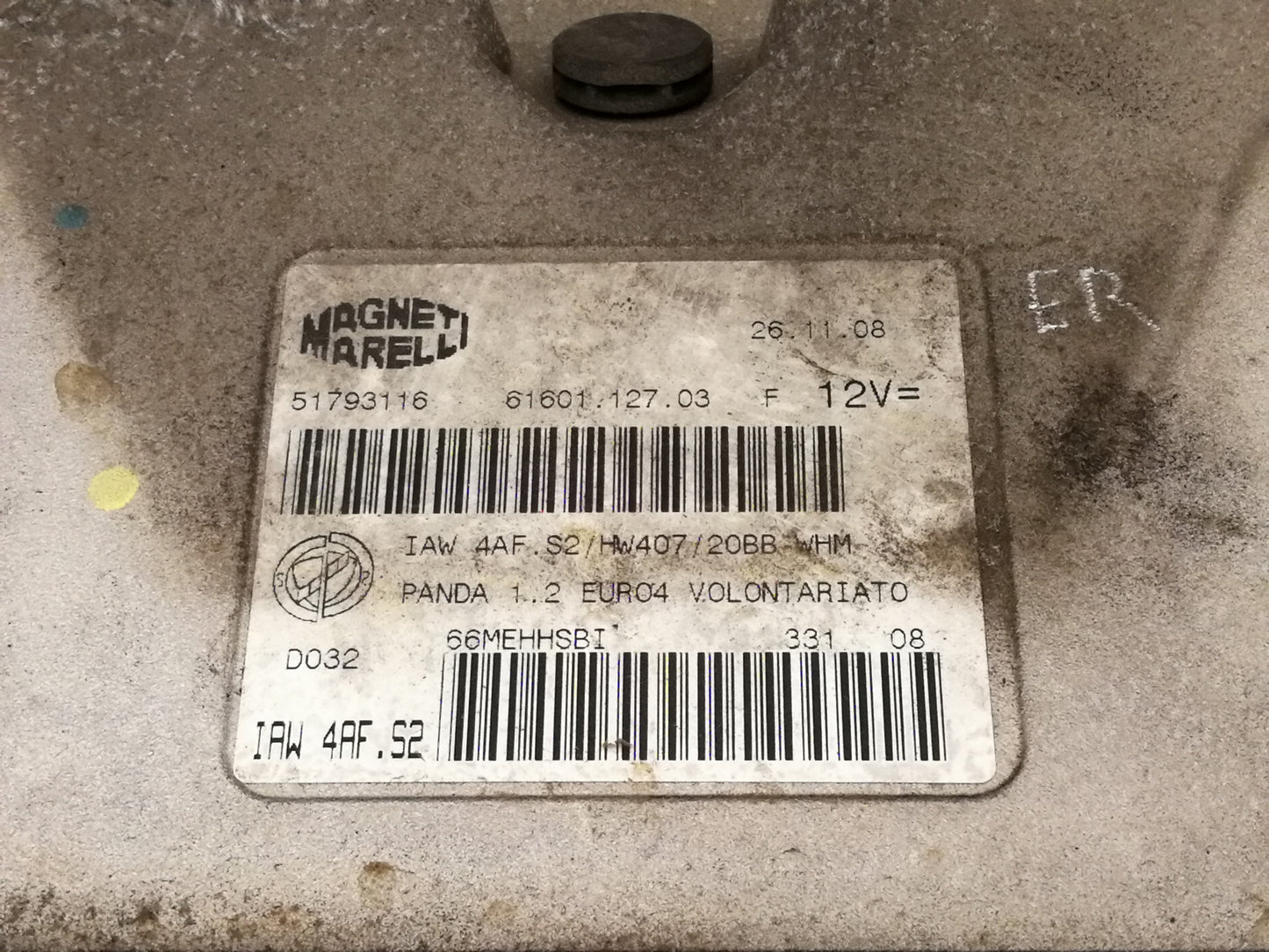Centralina Iniezione FIAT PANDA 2 Serie 1.2 Benzina MOTORE 188A4000