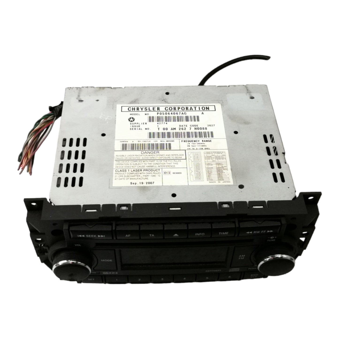 Unità Autoradio DODGE CALIBER Berlina    - P050647AG -