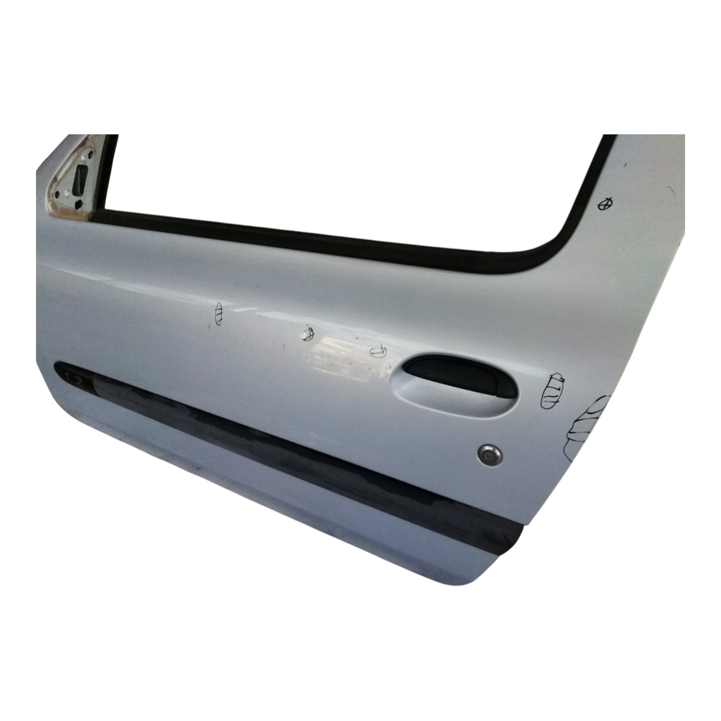 Porta Portiera Anteriore Sinistro RENAULT CLIO 2 Serie 3 Porte