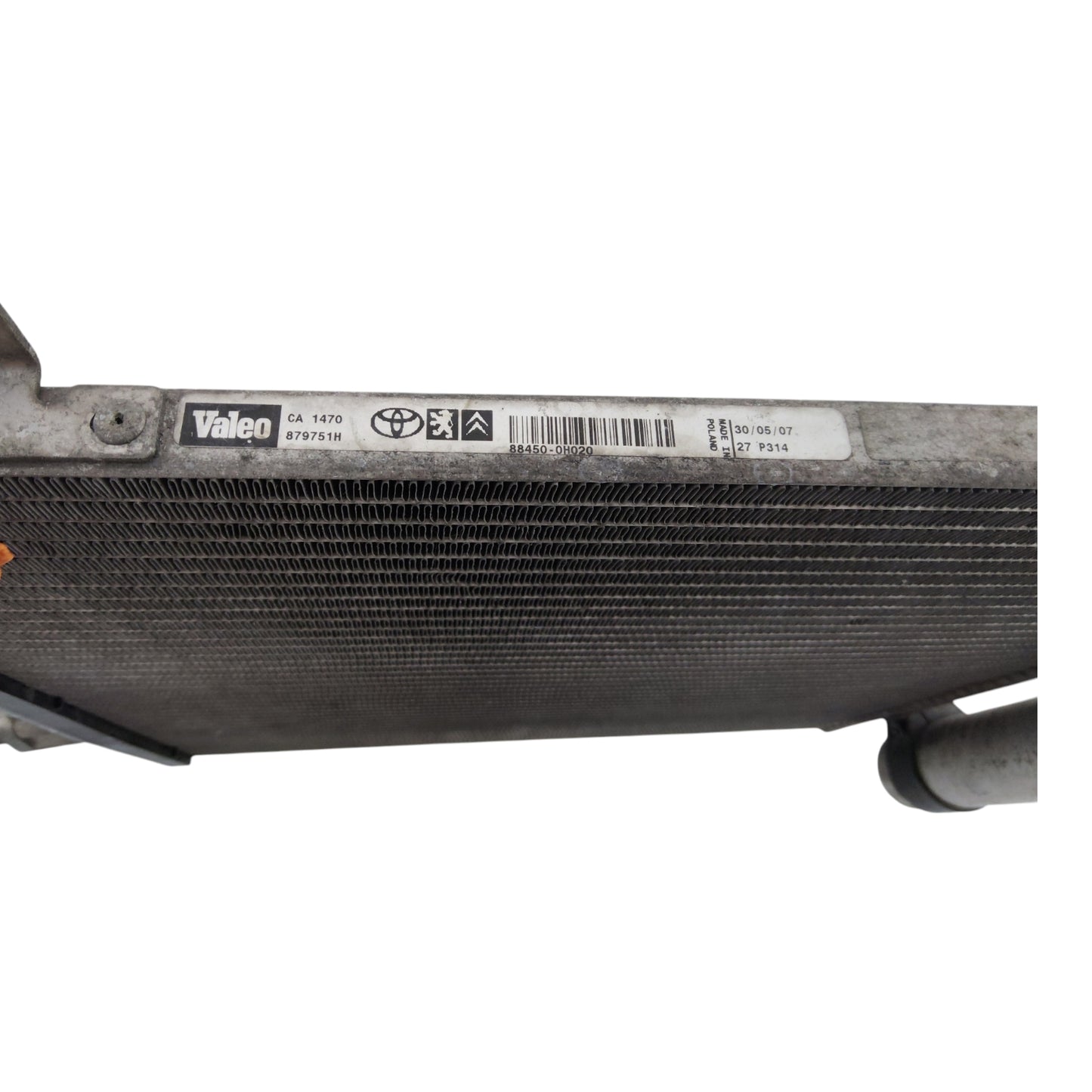 Condensatore Aria Condizionata Ac PEUGEOT 107 1.0 Benzina 1KR