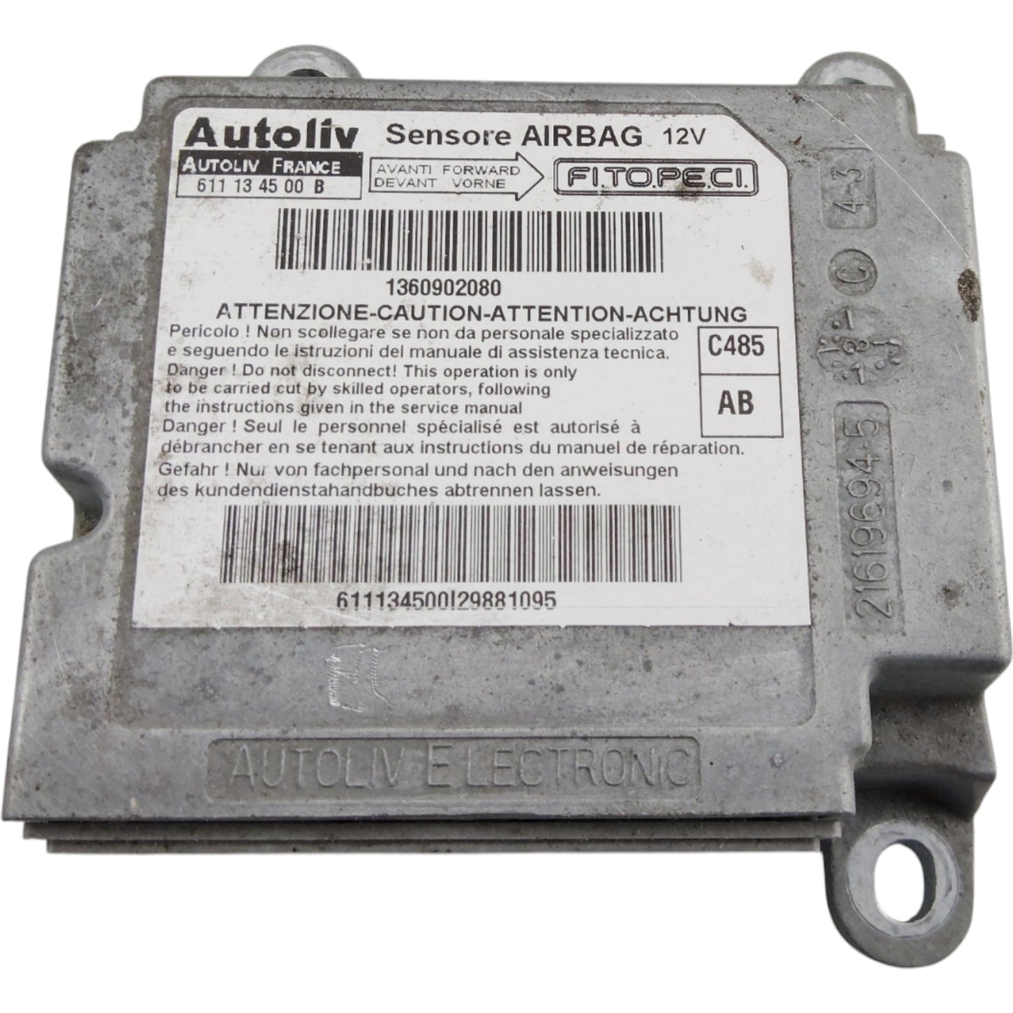 Centralina Airbag FIAT QUBO/FIORINO 3 Serie