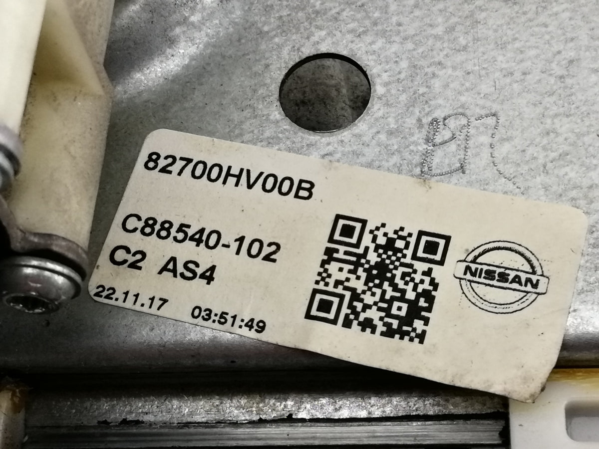Alzacristallo Alzavetro Posteriore Destro NISSAN QASHQAI 2 Serie