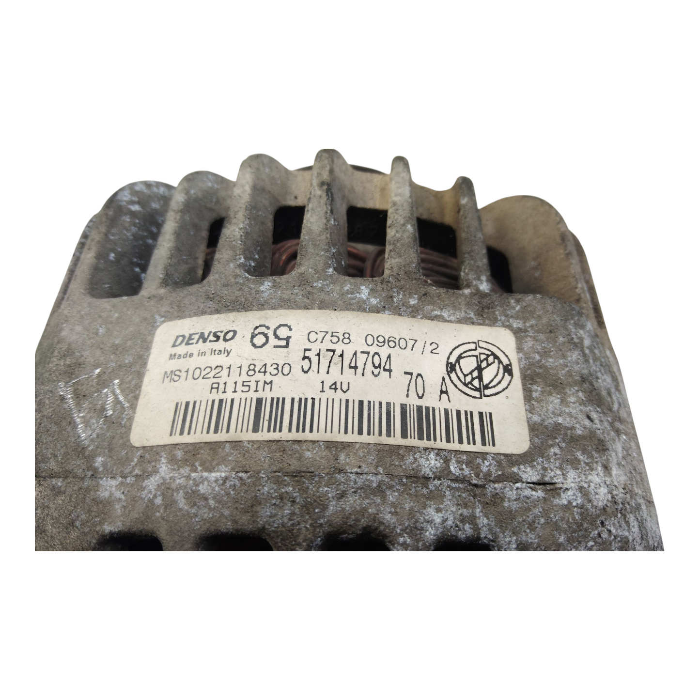 Alternatore FIAT GRANDE PUNTO/500 2 Serie/IDEA/QUBO Benzina GPL
