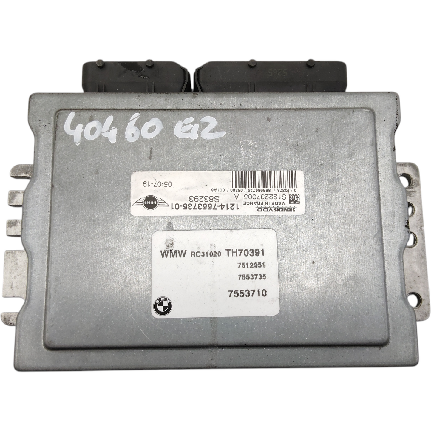 Centralina Iniezione MINI COOPER R50 1.6 Benzina Motore W10B16A
