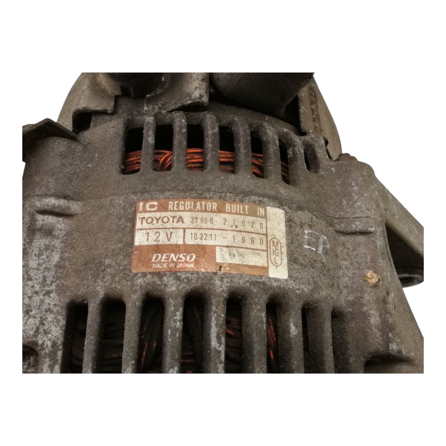 Alternatore TOYOTA YARIS VERSO 1.3 VVTi Motore 2NZFE