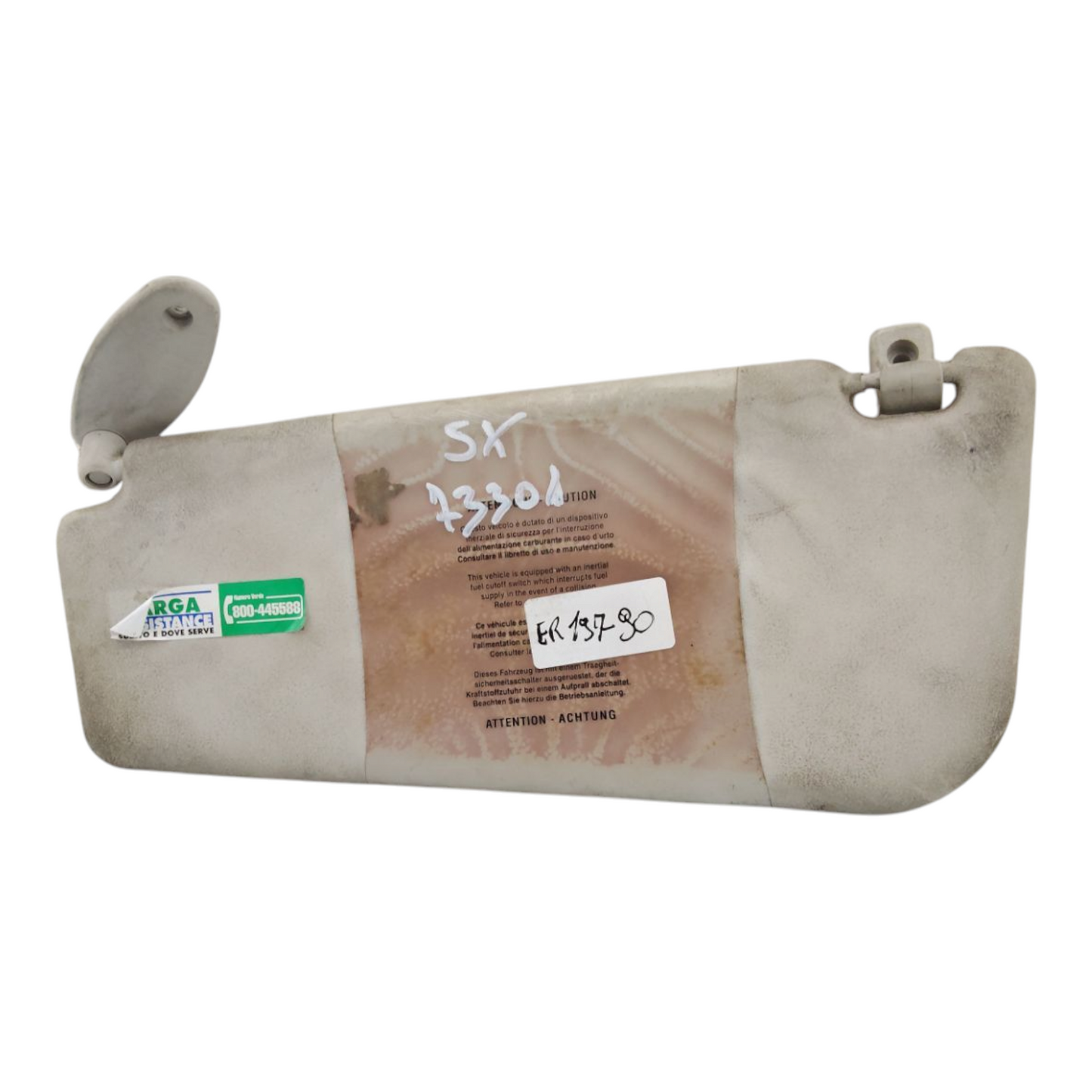 Pannello Alette Parasole Sinistro FIAT PUNTO 2 Serie