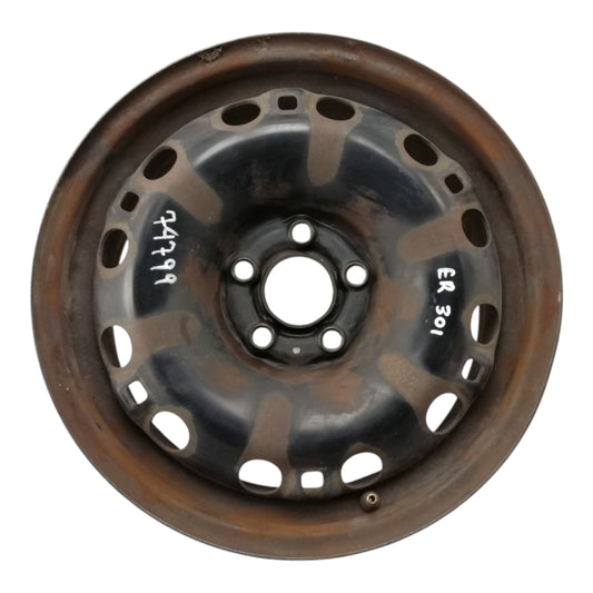 Cerchio in Ferro Raggio 15 VOLKSWAGEN POLO 6 Serie 6JX15H2 ET38