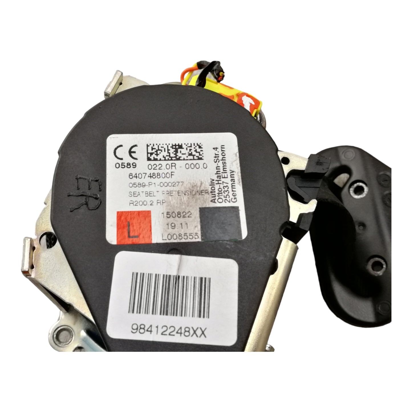 Cintura Di Sicurezza Sedile Posteriore Sinistro PEUGEOT 2008 2 Serie
