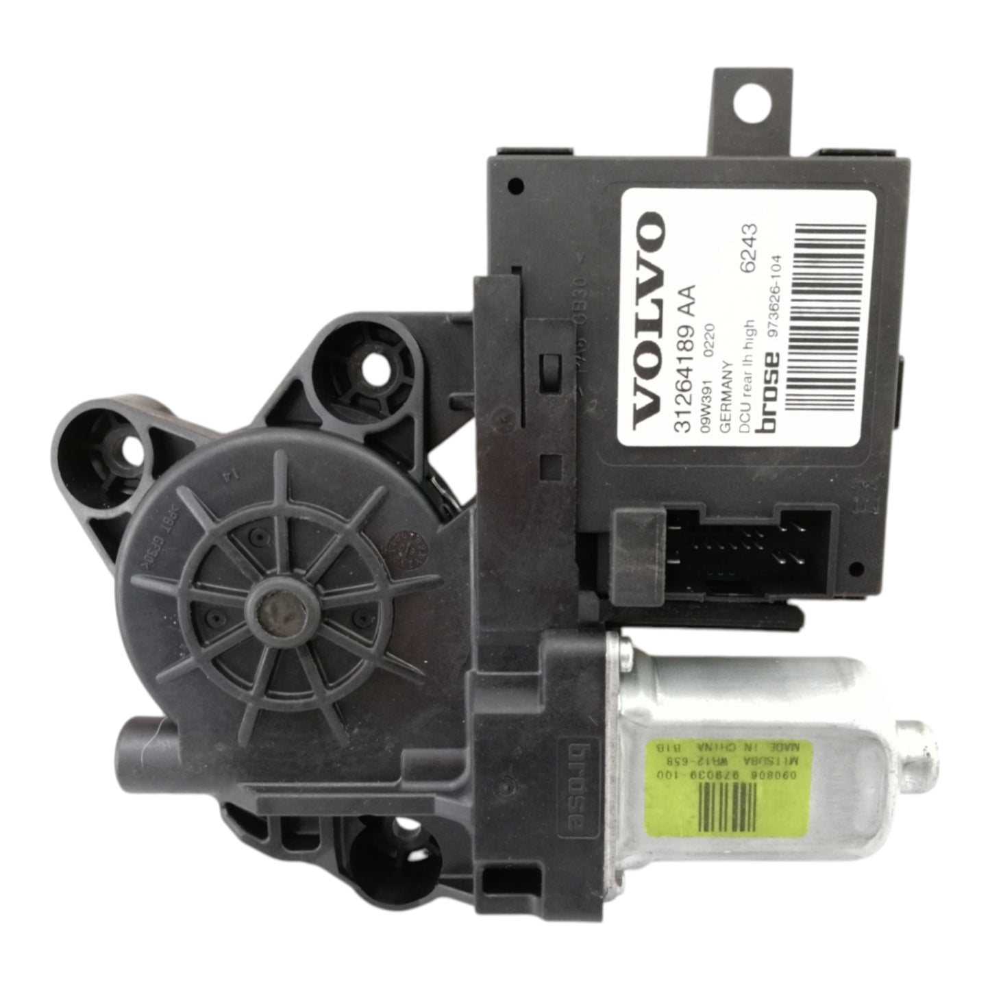 Motorino Alzacristallo Porta Posteriore Sinistro VOLVO V50/S40 2 Serie