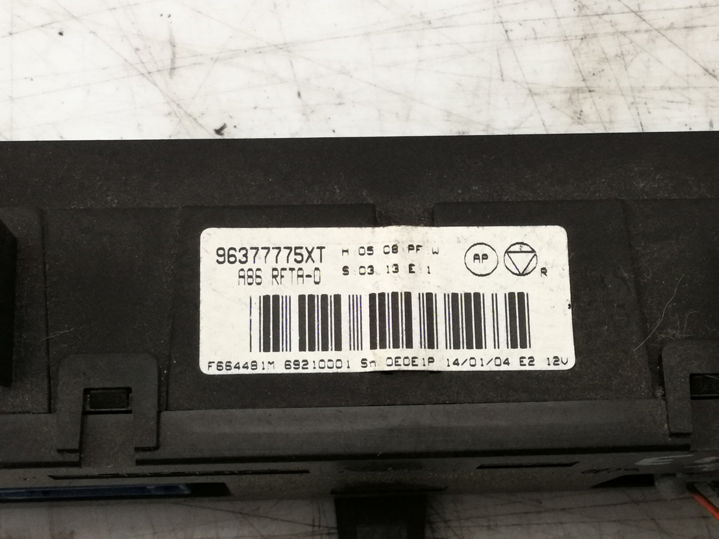 Modulo Comando Clima CITROEN C2    - 96377775XT - 6451KP -