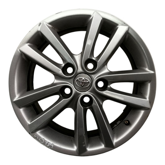 Cerchio in Lega Raggio 16 TOYOTA AURIS 1 Serie - 6.5JX16H2 ET45 5 Fori -
