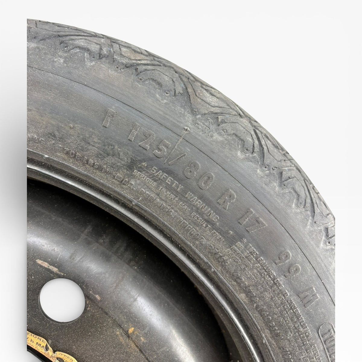 Cerchio Ruotino Di Scorta ALFA ROMEO 159 Raggio 17 ET25 5 Fori
