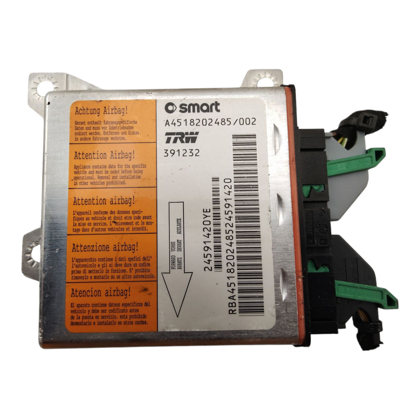 Centralina Airbag SMART FORTWO COUPE CABRIO 451 Diesel Benzina