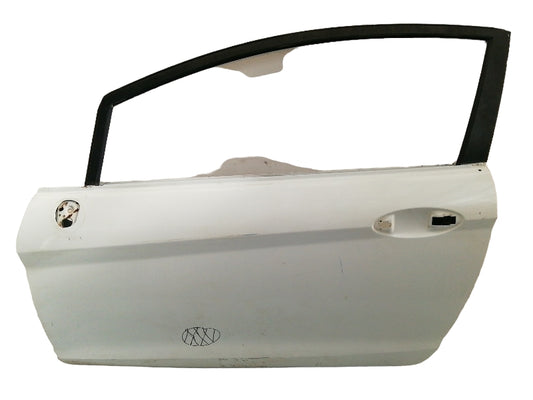 Porta anteriore sinistra ford fiesta 6 (2008 - 2012) sportello bianco - 3