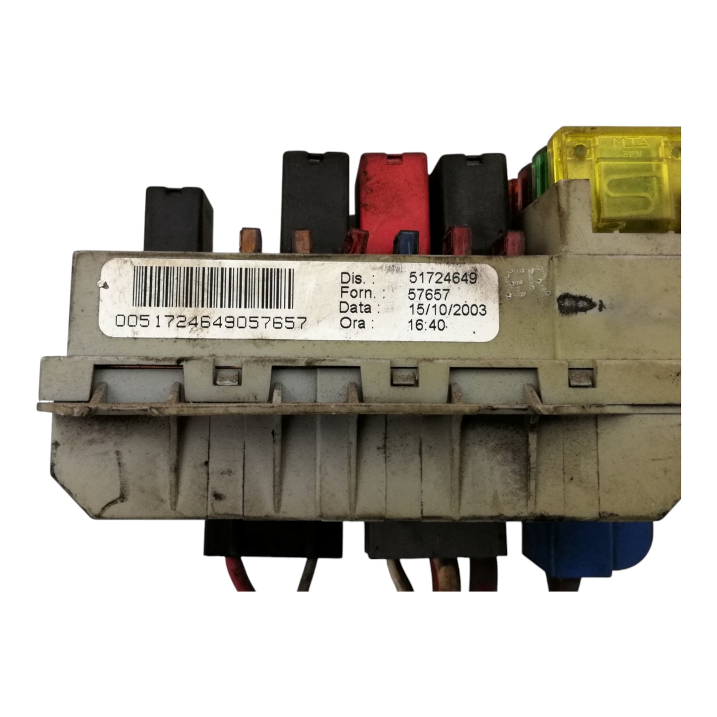 Scatola Porta Fusibili LANCIA YPSILON 1 Serie 1.2 Benzina MOTORE 188A4000