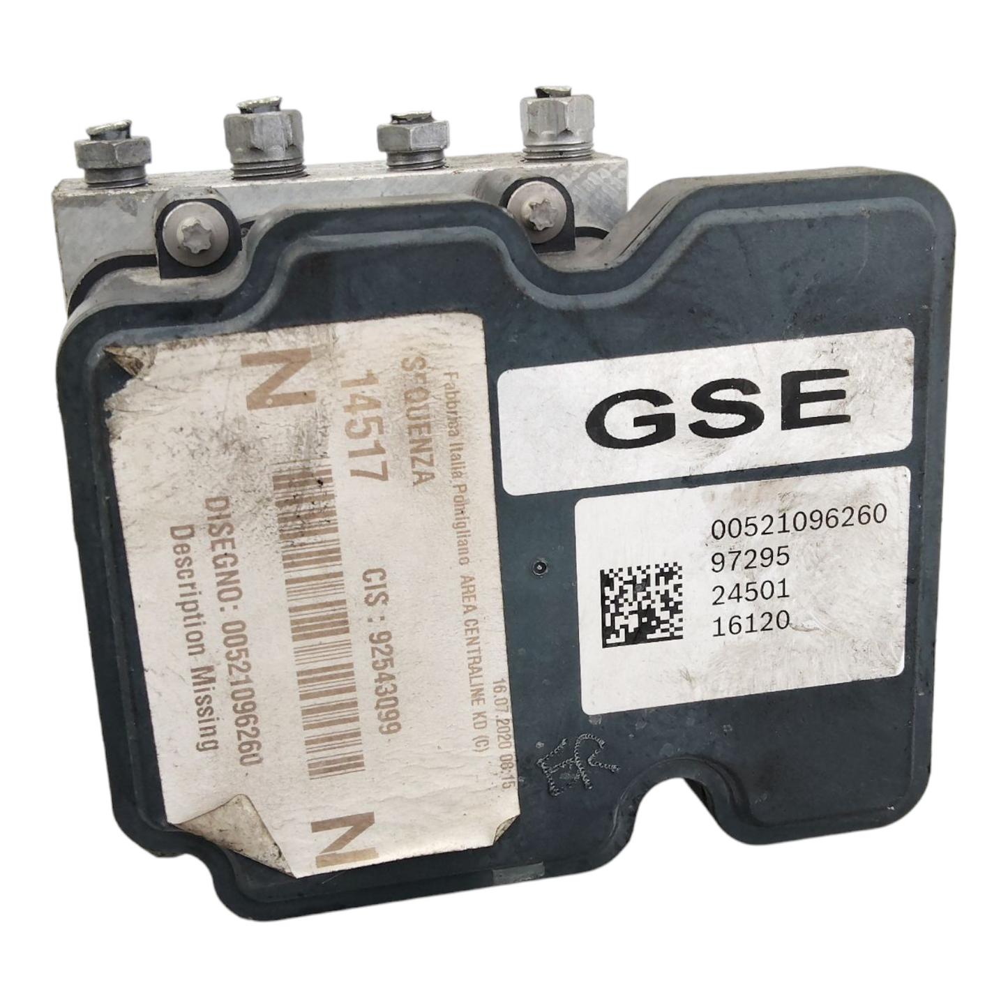 Gruppo Centralina Pompa Abs FIAT PANDA 3 Serie 1.0 Hybrid