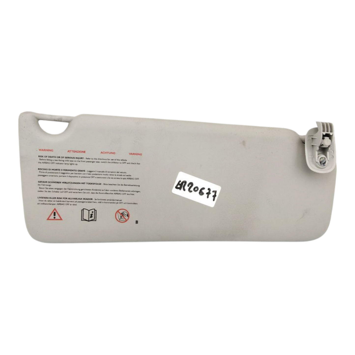Pannello Alette  Parasole Destro RENAULT TWINGO 2 Serie