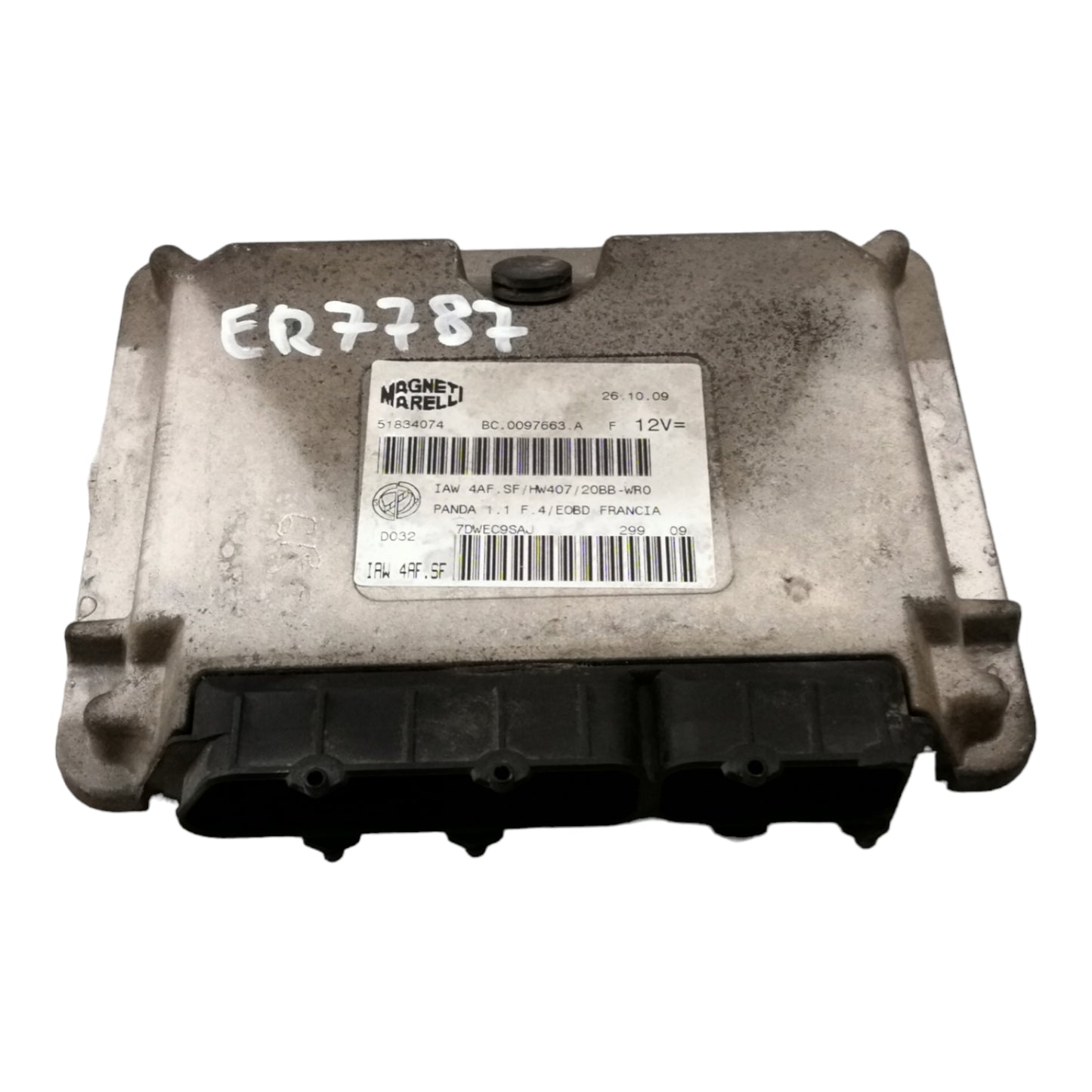 Centralina Iniezione FIAT PANDA 2 Serie 1.1 Benzina MOTORE 187A1000