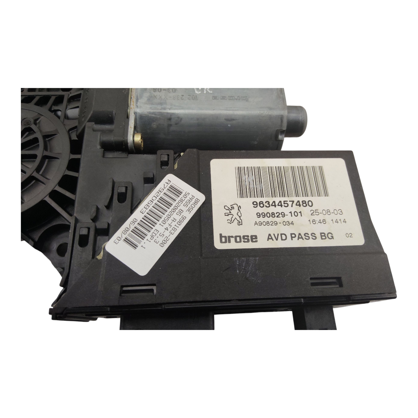 Motorino Alzacristallo Porta Anteriore Destro PEUGEOT 307 1 2 Serie