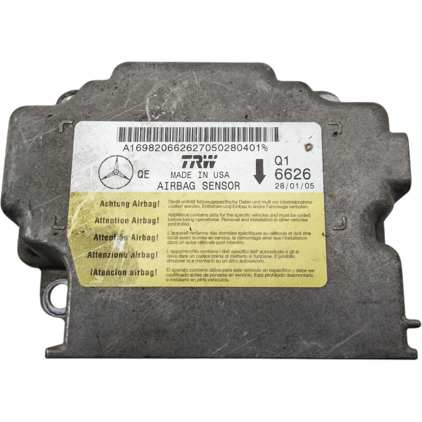 Centralina Airbag MERCEDES CLASSE A W169/CLASSE B W245