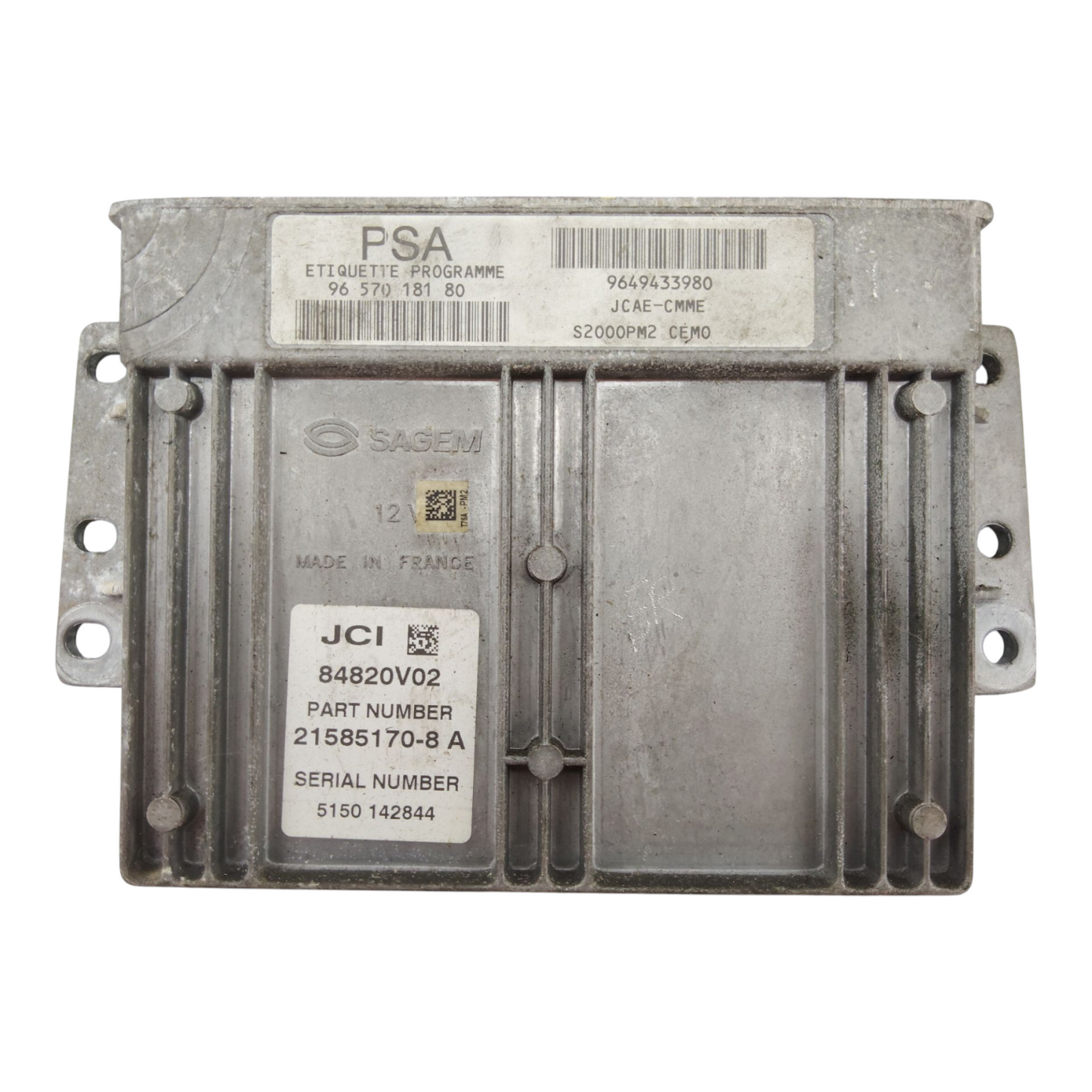 Centralina Iniezione CITROEN C3 1 Serie 1.4 Benzina Motore KFV