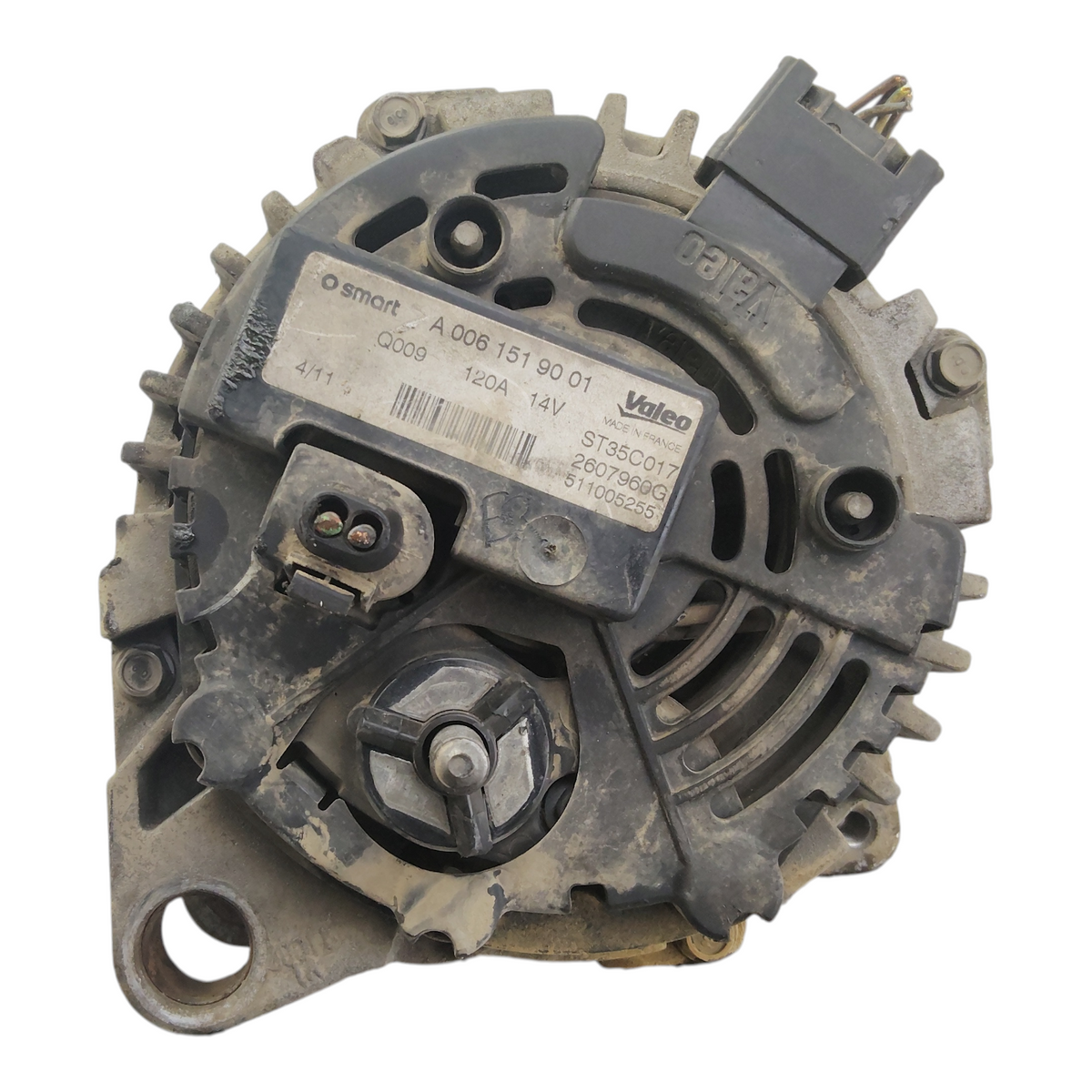 Alternatore SMART FORTWO COUPÉ CABRIO 451 1.0 Benzina