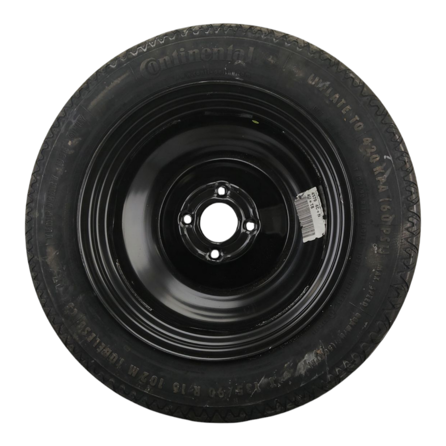 Cerchio Ruota Di Scorta PEUGEOT 3008 1 Serie Raggio 16 4 Fori T135/90