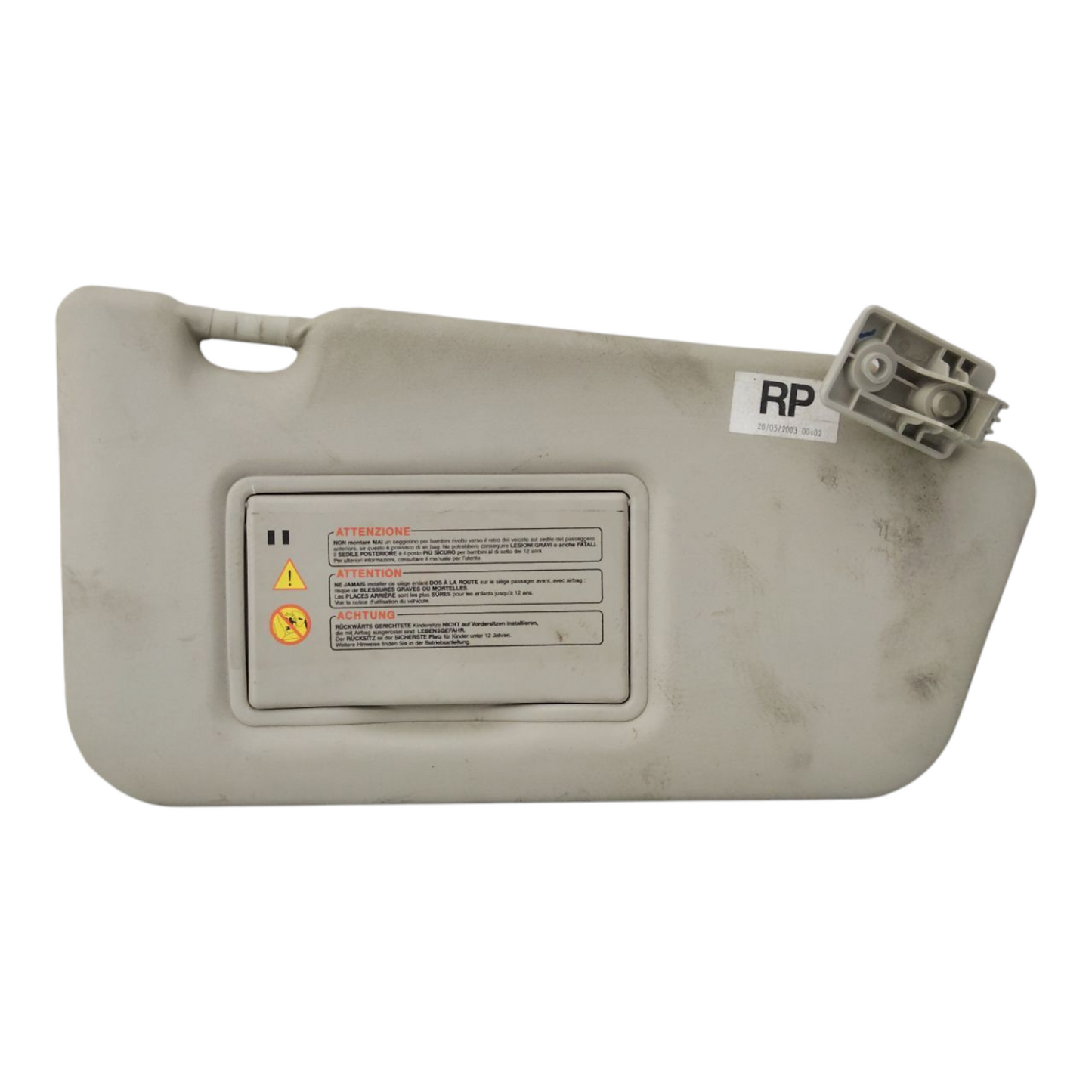 Pannello Alette Parasole Destro NISSAN MICRA 3 Serie