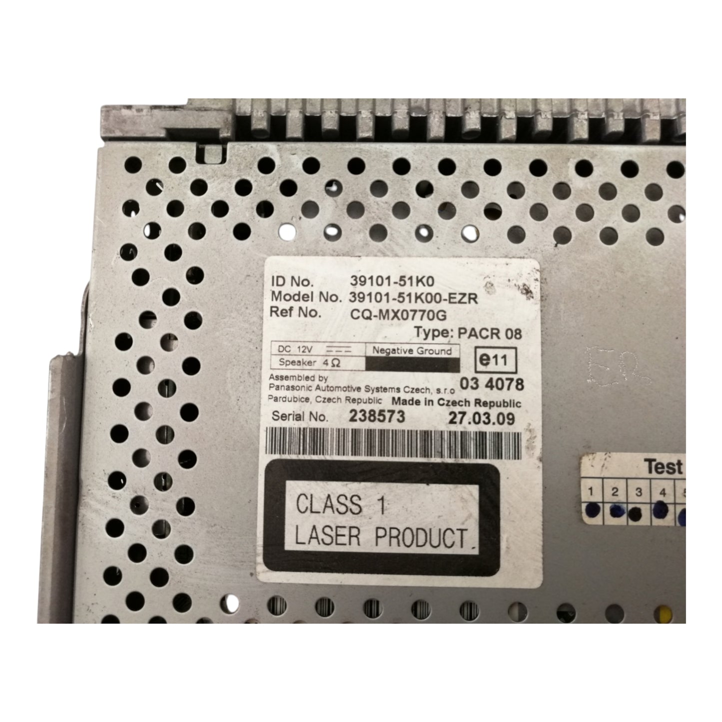 Unità Autoradio OPEL AGILA B Benzina Diesel