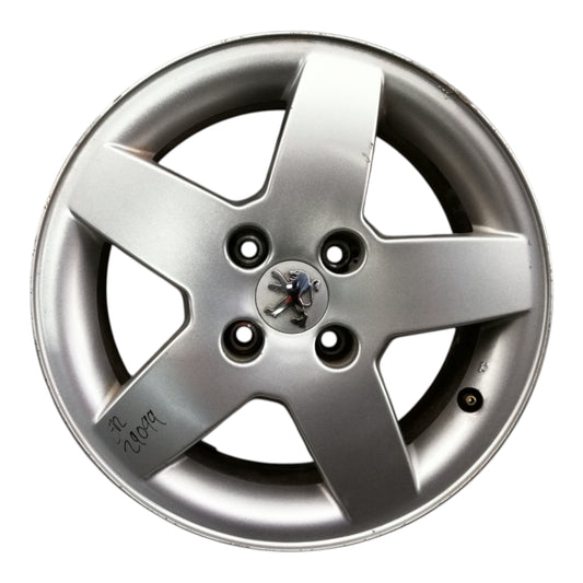 Cerchio In Lega Raggio 15 PEUGEOT 207 - 6JX15 ET23 4 FORI -