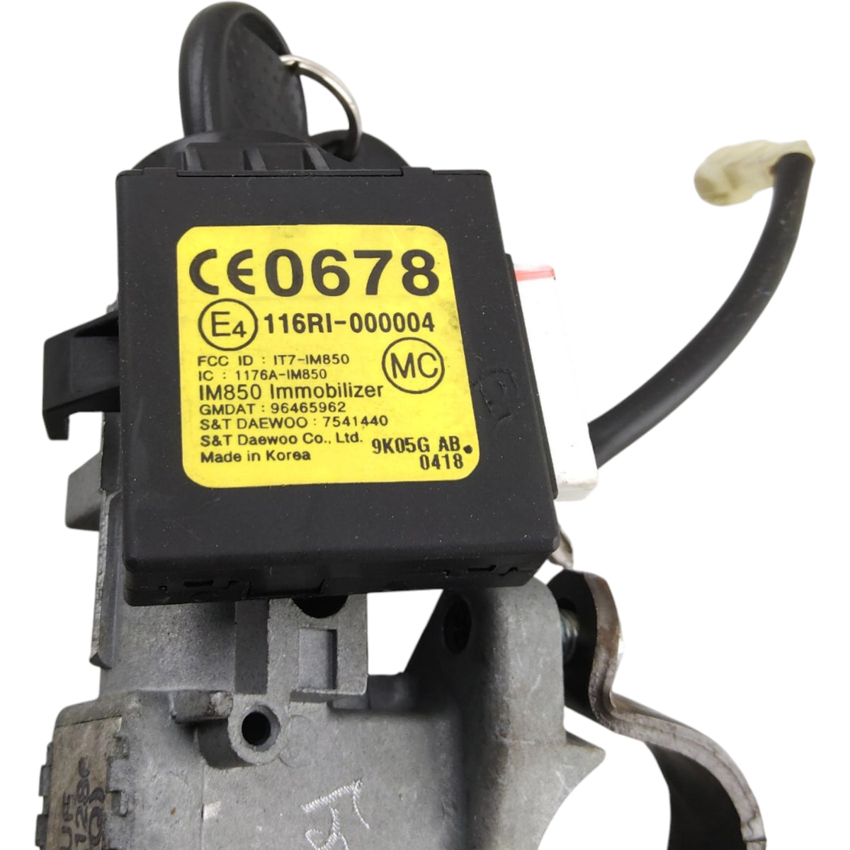 Blocchetto Avviamento CHEVROLET AVEO 2 Serie Benzina GPL