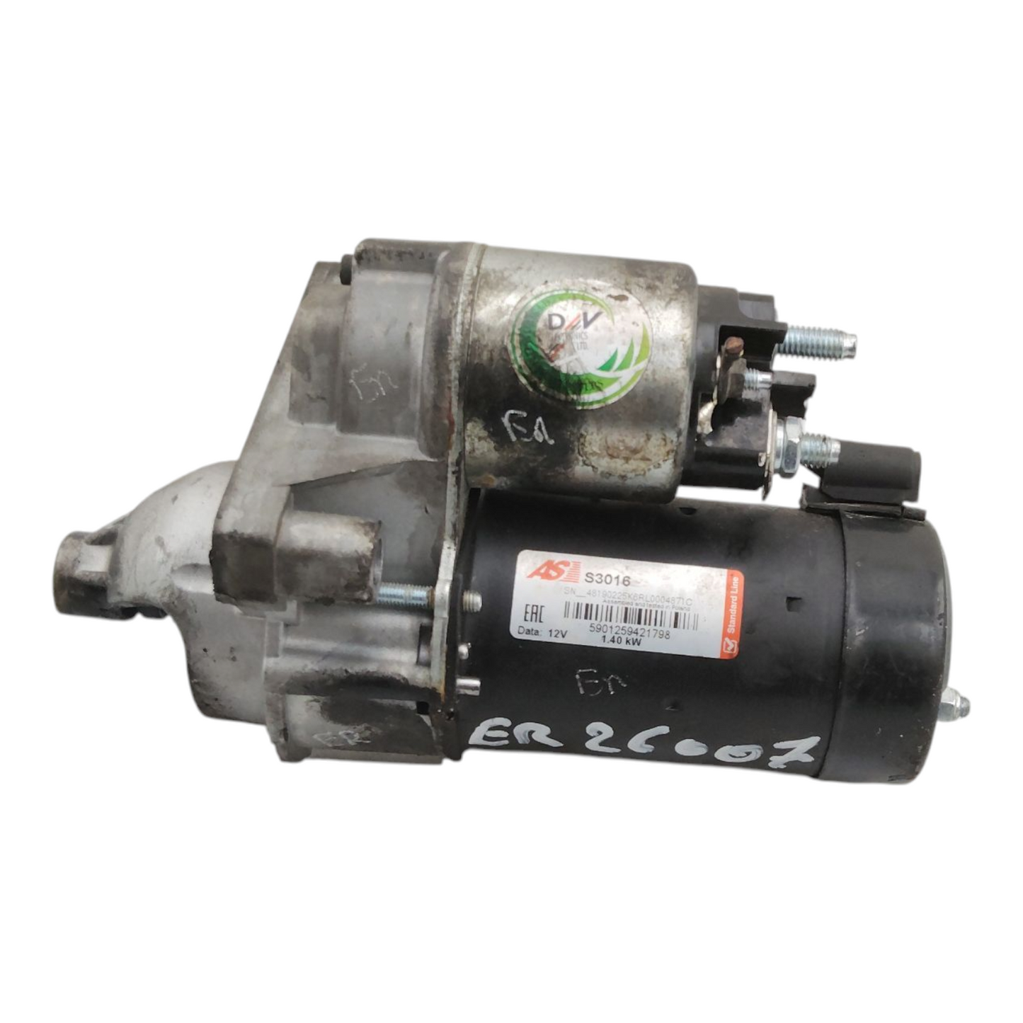 Motorino Avviamento FORD FIESTA 5 Serie/FUSION 1.4 1.6 Diesel